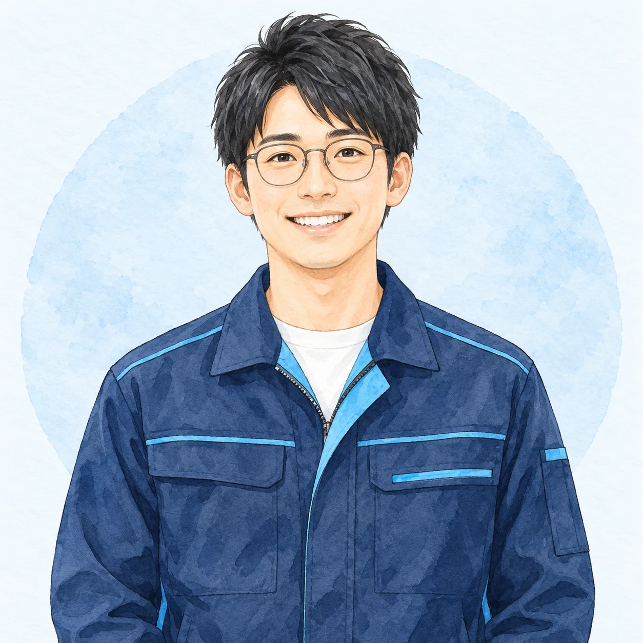 スタッフのイメージイラスト（後藤の紹介欄）